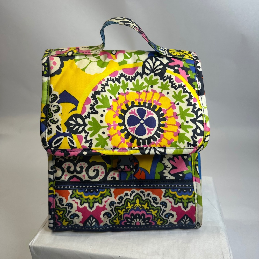 Vera Bradley Sun Valley Insulated Lunch Bag Floral Paisley Buckle Cooler